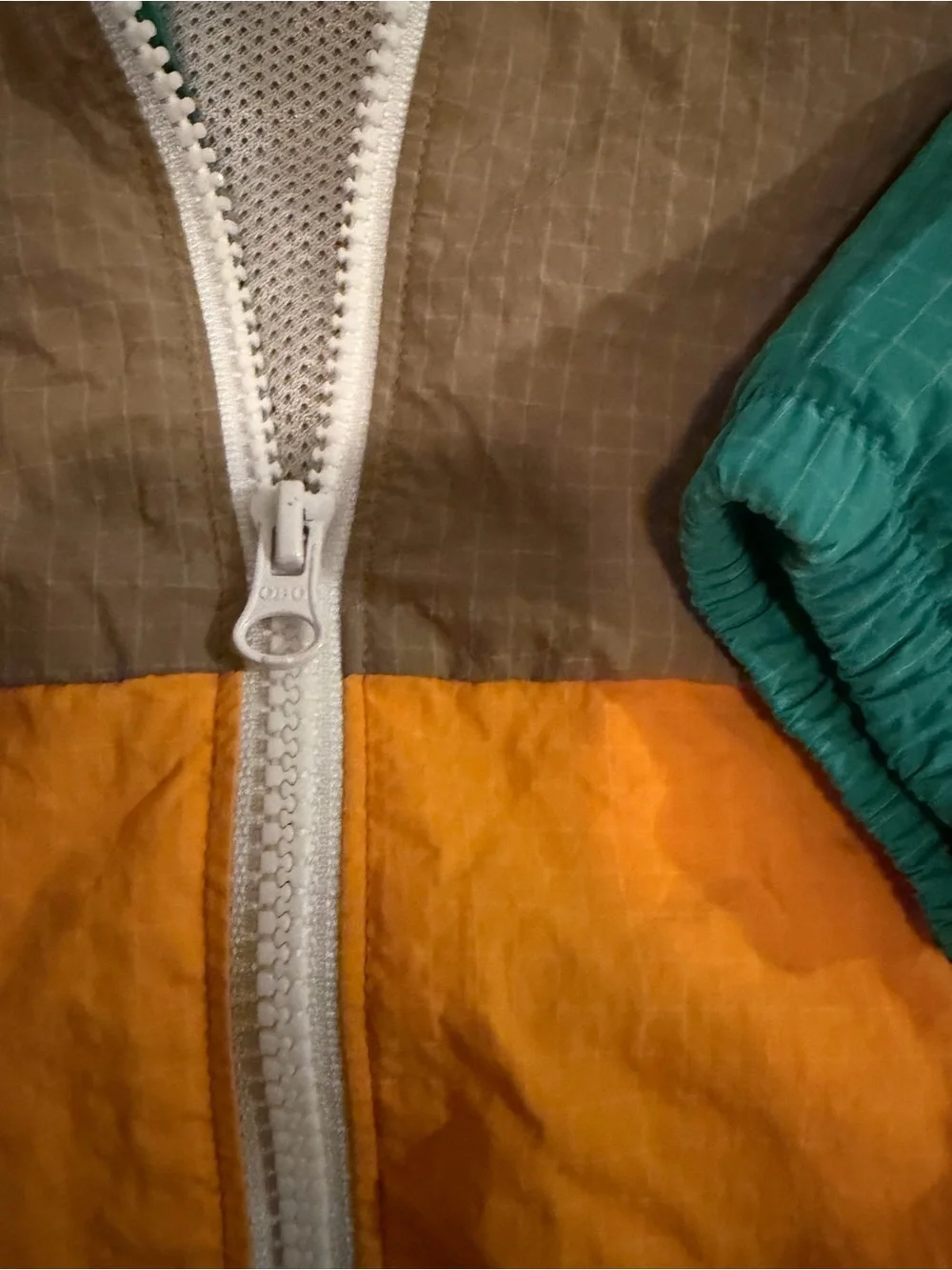 Old Navy Colorblock Kids Raincoat XS